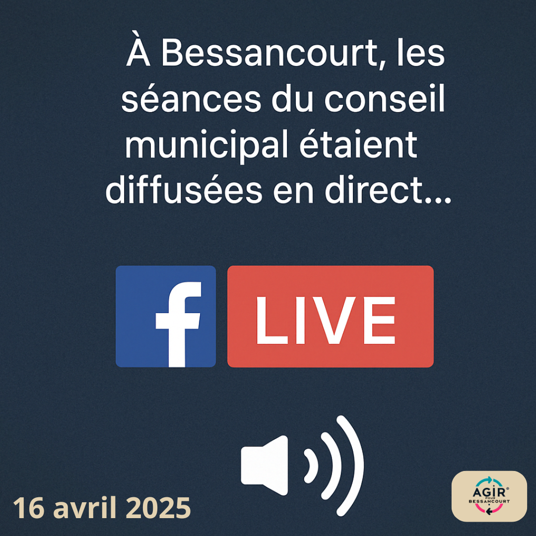🧾 Conseil municipal : Où sont passées les vidéos des séances publiques ? 🎥❓