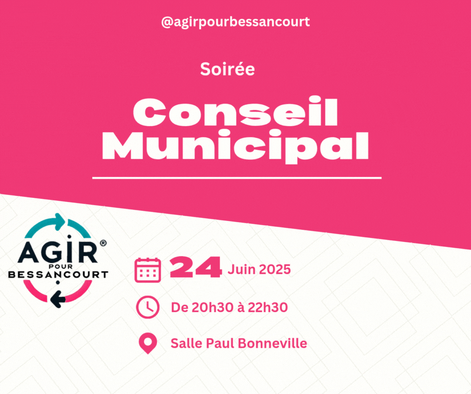 Retour en image du conseil municipal du 24 juin 2025